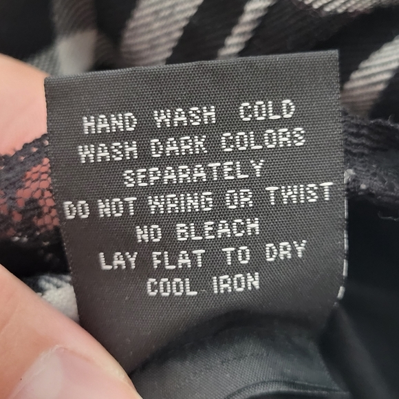 Royal Bones Tripp NYC Black/White Plaid Lace Up Corset Top XS EUC HOT TOPIC GOTH - Picture 13 of 14